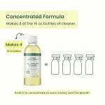 Good Natured Brand All-Purpose Cleaner Concentrate | Multi-Surface Cleaner | Natural Lemon Essential Oil | Multipurpose Cleaner Concentrate All Surfaces | Lemon Love | 4oz makes 64oz