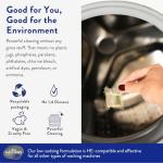 The Clean People Laundry Detergent Pods - Hypoallergenic Laundry Pods - Ultra Concentrated, Recyclable Packaging, Stain Fighting - Spring Scent, 96 Pack