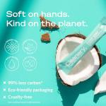 Cleanery Moisturizing Hand Soap Refill Powder Concentrate 4 Pack, 10 fl oz refills, Coconut & Sandalwood