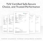 Xomoo 2 Cup Silicone Freezer Trays with Lids, Silicone Soup Freezer Molds - Leakproof, BPA-Free, Stackable, Microwave & Dishwasher Safe, Perfect for Soups, Sauces, Meal Prep, and Baked Goods - 4 Pack