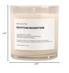 Enlighten Egyptian Moonstone Candle | Luxurious Jasmine & Sandalwood Scent | Double Scent Load for Enhanced Aroma | Eco-Friendly, Hand-Poured Soy Wax | 12oz Glass Tumbler | Made in USA