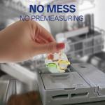 ECO Dishwasher Pods 168 Count, with Glycerin & Enzymes (Protease, Amylase),Dishwasher Detergent Liquid dish pod for Powerful Cleaning, No Pre-Rinse, Fights 24-Hour Dried On Food, Plant-Based