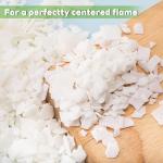 Lumispace 100% Natural Soy Wax Flakes for Candle Making,Farm-Sourced, No Additives, Eco-Friendly, Clean Burning, DIY Candle Supplies, Safe and Pure, 0.5 LBS