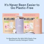 BLUELAND Oxi Laundry Booster Powder Refill 2-Pack, Spring Bloom Scent, 50 Loads, 35.2 oz, Plastic-Free, Eco Friendly, Oxy Cleaner, Stain Remover