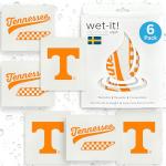 University of Tennessee- 6 Pack Swedish Dishcloths- Reusable Kitchen Towels for Dishwashing and Home Cleaning- Eco-Friendly Alternative to Paper Towels and Wipes- Machine Washable and Dryer Safe