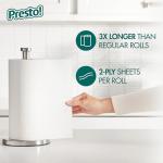 Amazon Brand - Presto! Flex-a-Size Paper Towels, 158 Sheet Huge Roll, 12 Rolls (2 Packs of 6), Equivalent to 38 Regular Rolls, White