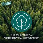 Amazon Brand - Presto! Flex-a-Size Paper Towels, 158 Sheet Huge Roll, 12 Rolls (2 Packs of 6), Equivalent to 38 Regular Rolls, White