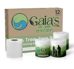 100% Bamboo Eco-Friendly Toilet Paper - 12 Rolls