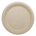 World Centric Wheat Straw/Bagasse Compostable 9-Inch Fiber Plate, 20-Piece, 9 inch