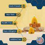 Beeswax Votive Candle Set - Eco Friendly Home Decor