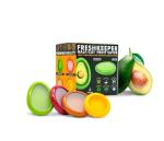 Avocado Saver & Onion Storage, Set of 4 BPA-Free Silicone Food Storage Containers, Reusable Fruit and Veggie Savers, Fresh Pods for Food, Perfect for Tomato Holder, Garlic, Lemon & More