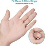 Invisible Ring Size Adjuster for Loose Rings Ring Adjuster Fit Any Rings, Assorted Sizes of Ring Sizer