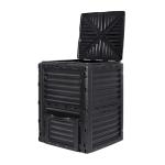 Simply Bio Garden Compost Bin from BPA-Free Material - 80 Gallon (300 L) Large Outdoor Compost Bin, Easy Assembly, Lightweight, Fast Soil Creation, Black