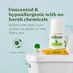 Caboo Tree Free Toilet Paper, Septic Safe Toilet Tissue, Plastic Free, Non Toxic, Chemical Free, 2 Ply Bathroom Toilet Paper | Pack of 12 Double Rolls, 300 Sheets Per Roll