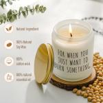 Relaxation Gifts for Women Men, Funny Calm Down Gifts for Friend Coworker Boss Mom Sister Work Bestie, Relaxing Gift for Birthday Christmas Retirement Graduation, Calming Lavender Scented Candle