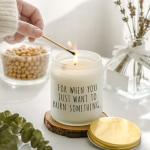 Relaxation Gifts for Women Men, Funny Calm Down Gifts for Friend Coworker Boss Mom Sister Work Bestie, Relaxing Gift for Birthday Christmas Retirement Graduation, Calming Lavender Scented Candle