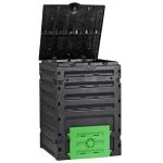 JupiterForce 120 Gallon Large Compost Bin, BPA Free Outdoor Composting Tumblers for Garden Patio, Easy Assembling, Fast Creation of Fertile Soil, Lightweight