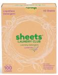 Sheets Laundry Club - Liquidless Laundry Detergent Sheets, 100 Loads - Lavender Scent, Eco-Friendly, Quick-Dissolving Formula, Hypoallergenic, Septic Safe, Plastic-Free Packaging - 50 Sheets