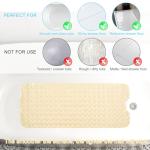 Sheepping Baby Bath Mat for Tub Non Slip Extra Long Cover Bathtub Mat for Toddler Kids 40 X 16 Inch - Eco Friendly Infant Bath Tub Mat with 200 Big Suction Cups,Machine Washable Shower Mat