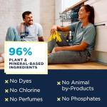 Nature Clean Non Toxic Dishwasher Detergent Pods, Plant-Based Dishwashing Pods, Non-Toxic & Unscented Dish Pods, Tough on Grease, Eco-Friendly Cleaning Power, 60 Count, Pack of 1