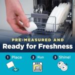 Nature Clean Non Toxic Dishwasher Detergent Pods, Plant-Based Dishwashing Pods, Non-Toxic & Unscented Dish Pods, Tough on Grease, Eco-Friendly Cleaning Power, 60 Count, Pack of 1