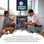 Nature Clean Non Toxic Dishwasher Detergent Pods, Plant-Based Dishwashing Pods, Non-Toxic & Unscented Dish Pods, Tough on Grease, Eco-Friendly Cleaning Power, 60 Count, Pack of 1