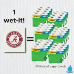 University of Alabama- 3 Pack Swedish Dishcloths for Kitchen- Reusable Kitchen Towels for Dishwashing and Cleaning- Eco-Friendly Alternative to Paper Towels and Wipes- Machine Washable and Dryer Safe