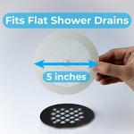 Disposable HairClaw 20 Pack | Flat Shower Drain Hair Catcher Strainer Trap | Eco-Friendly Bioplastic