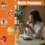 10 Pcs Coffee Syrup Pump Covers, Food Grade Silicone Syrups Pumps Tips Cover, Reusable Black Tip Cap Cover Preventing Liquid from Pouring, Fit Syrups Pump Oil Liquor Bottle Dispenser