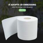 JXDSICH Bamboo Toilet tissue Paper, 3 Ply, Sustainable Toilet Tissue, 9 Rolls and 350 Sheets Per Roll - Septic Safe - Organic, Plastic Free, BPA and Chlorine Free