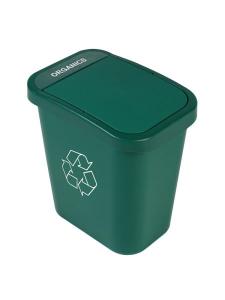 Sturdy Essentials City Box 7 Gallon Compost Bin with Lid for Residential, Business, and Commercial Recycling - NYC Compliant - Green
