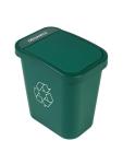 Sturdy Essentials City Box 7 Gallon Compost Bin with Lid for Residential, Business, and Commercial Recycling - NYC Compliant - Green