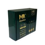 MeeRoh 100 Pcs 100% Eco-Friendly Bamboo Disposable Cutlery Set – Heavy Duty Wooden Utensil Set Alternative – Elegant Compostable Silverware – Biodegradable Tableware Forks Spoons Knives