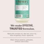 MRS. MEYER'S CLEAN DAY Hand Soap, Basil Scent, 12.5 Fl Oz Bottle - 3 Pack