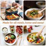 500 Pieces Compostable Cutlery Set, Wooden Utensils Set, 200 Spoons, 200 Forks, 100 Knives, Sturdy Wood Disposable Wooden Cutlery, Eco-Friendly Utensils for Party