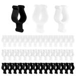 ZROSDSGY 45-piece Leak-proof Cosmetic Dispenser Lock Clamp Accessories – PP Material, Suitable for Lotion, Shampoo, and Cleaning Oil Bottles – Travel and Camping Friendly