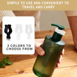 ZROSDSGY 45-piece Leak-proof Cosmetic Dispenser Lock Clamp Accessories – PP Material, Suitable for Lotion, Shampoo, and Cleaning Oil Bottles – Travel and Camping Friendly