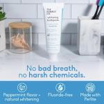 The Humble Co Fluoride-Free Teeth Whitening Toothpaste, Peppermint - Natural Whitening Toothpaste with Xylitol & Eco Certified Perlite for Adults - SLS Free Dental Oral Care & Hygiene - 2 Pack