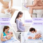 Easy@Home Portable Peri Bottle for Postpartum & Perineal Care: Handheld Bidet Perfect for Personal Hygiene Cleaning & Travel Friendly | 380ml Leakproof & Convenient Design | BPA-Free | EPB-01 Purple