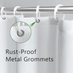 Mitpok Sage Green Boho Shower Curtain 72Wx78H Modern Abstract Green Gold Leaves Bohemian Plant Botanical Minimalist Arch Bathroom Decor Geometric Neutral Bath Curtain Fabric Polyester 12 Pack Hook