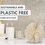 Eco Bath London Ramie Bath Puff - Soft Body Scrubber Bath Sponge for Women and Men, Plastic Free, Eco Friendly Shower Puff for Gentle Exfoliation and Smooth Skin