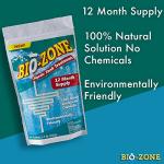 Septic Tank Cleaner & Septic Tank Treatment -12 Month Supply - That is 100% Natural - Maintain Environmentally Friendly Septic Systems by Using No Chemicals - Made in USA