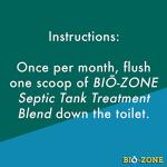 Septic Tank Cleaner & Septic Tank Treatment -12 Month Supply - That is 100% Natural - Maintain Environmentally Friendly Septic Systems by Using No Chemicals - Made in USA