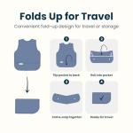 Tiny Twinkle Mess Proof Baby Bibs | 2 Pack Waterproof Toddler Bib for Eating | Baby Apron for Feeding, Machine Washable, Perfect Shower Gift (Rainforest, 6–24M)