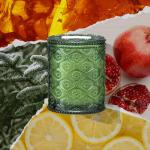 LA JOLIE MUSE Pine & Pomegranate Candle | Lemon, Pomegranate & Pine | 6 oz Natural Soy Wax | 40 Hours Clean Burn | Gift-Ready for Hosts, Gatherings | Elegant Home Décor