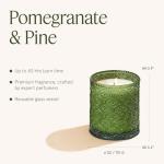 LA JOLIE MUSE Pine & Pomegranate Candle | Lemon, Pomegranate & Pine | 6 oz Natural Soy Wax | 40 Hours Clean Burn | Gift-Ready for Hosts, Gatherings | Elegant Home Décor