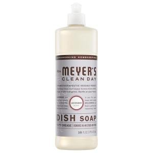 Mrs. Meyer's Lavender Liquid Dish Soap, 16oz