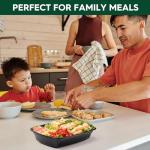 Eco-Friendly Meal Prep Containers - 50 Pack, 32oz