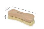 All-Natural Wooden Scrub Brush Set | Eco-Friendly Cleaning Brush Set with Tampico Bristles | Floor Scrub Brush & Shower Scrubber for Bathroom, Tub, Kitchen & Carpet | Sustainable Set – Pack of 2