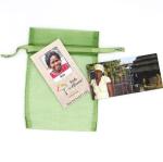 Outreach Uganda Handmade Pink Paper Bead Assortment - Recycled Magazine Paper Beads, Ideal for Baby Shower Crafts & Favors - 50 Count - Eco-Friendly Jewelry Supplies